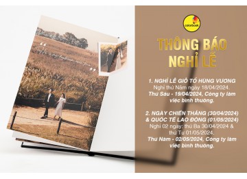 Thông báo NGHỈ LỄ GIỖ TỔ HÙNG VƯƠNG & 30/4 - 1/5/2024