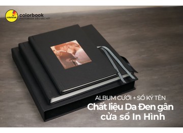 Album hình cưới bìa da sang trọng