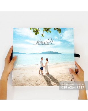 Photobook Cưới Trang Liền Bìa In Hình