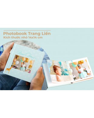 Photobook em bé 14x14 cm