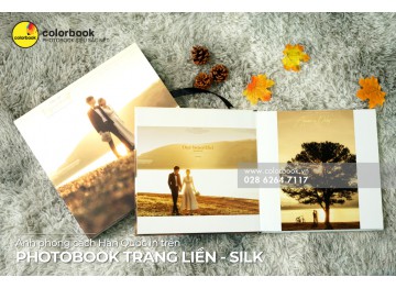 Ảnh phong cách Hàn Quốc in trên Photobook Trang liền